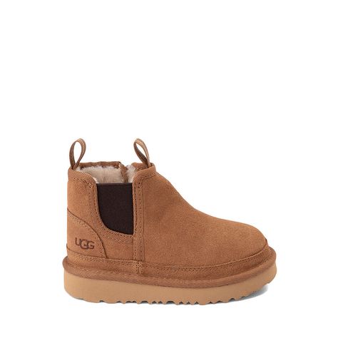 UGG® Neumel Chelsea Boot - Toddler / Little Kid - Chestnut | Journeys Kidz Toddler Uggs, Ugg Neumel, Boys Fall Outfits, Toddler Stuff, Baby Uggs, Toddler Boots, Kids Uggs