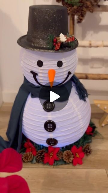 IKEA Hacks & Ideas on Instagram: "⛄️ Check out the amazing transformation by @lovinhope__ as she turns ordinary paper lamps from IKEA OMSESIDIG and IKEA BASTUA into an absolutely COOL Snowman! ❄️✨ 

This IKEA IDEA 💡 is not only incredibly easy but also a whole lot of FUN, and guess what? Even the littlest members of your family can join in on the excitement! 🎉😄 

But wait, it gets even better! 🎁 Inside, she added twinkling Christmas lights, giving this Snowman an enchanting glow that’ll light up your nights! 🌟 And here’s the best part: she intentionally left the hat unattached, allowing you to turn the lights on and off whenever you desire! 🎩💡 How convenient is that? 

Don’t miss out on this brilliant DIY project that will bring joy and festive cheer to your home! 🏠✨ Get your creat Snowman Light Craft, How To Make A Snowman, Twinkling Christmas Lights, Ikea Hacks Ideas, Paper Lamps, Ikea Lamp, Make A Snowman, Ikea Hack Ideas, Ikea Hacks