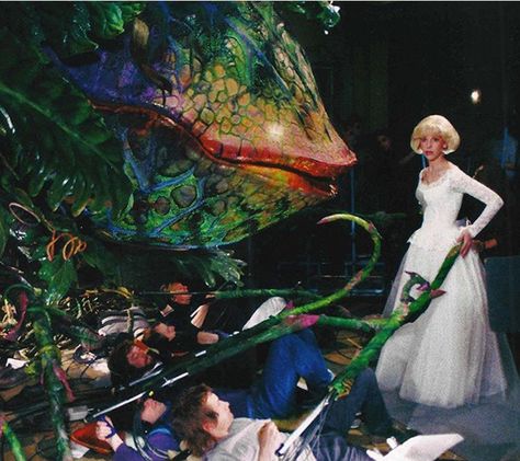 Behind the scenes of Little Shop of Horrors Lil Shop Of Horrors, Ellen Greene, Frank Oz, Audrey Ii, Little Shop Of Horrors, Theatre Kid, Musical Movies, Cultura Pop, Beetlejuice