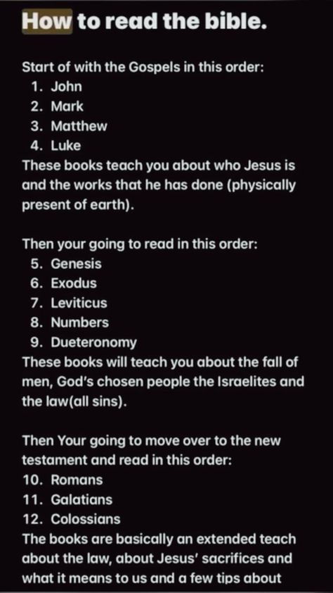 How To Read New Testament, Episcopal Bible Study, Bible Chapters For Beginners, What Bible Chapter To Read, Scripture For Bad Days, Get Your House In Order Bible, 777 Bible Meaning, Things To Ask God For, Christian Things To Put In Bio