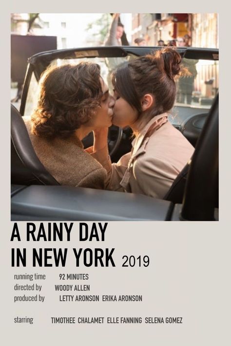 New York Polaroid, New York Romantic, Rainy Day In New York, Movie Suggestions, New York Movie, Movies To Watch Teenagers, Photo Walls, Night Film, Iconic Movie Posters