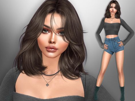 The Sims Resource - Charlotte Fitzpatrick Sims 4 Cc Hair Mood, Sims 4 Resource Hair, Short Sims 4 Hair, Sims 4 Cc Hair Thesimsresource, Sims 4 Cc Tsr Clothes, Sims 4 Hair Short, Sims 4 Cc Clothes Sims Resource, Sims Resource Hair, Sims 4 Cc The Sims Resource