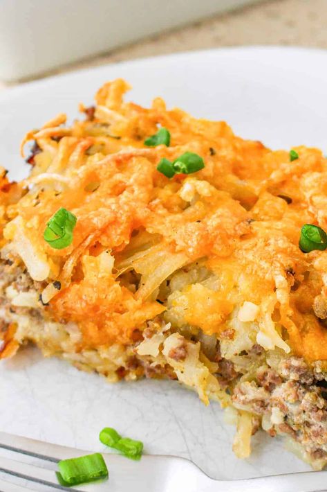 Our Favorite Casserole Recipes Ground Beef Hashbrown Casserole, Ground Beef Hashbrown, Beef Hashbrown Casserole, Recipes With Hashbrowns, Beef Hashbrown, Hamburger Hashbrown Casserole, Hamburger Hashbrown, Unique Casseroles, Favorite Casserole Recipes