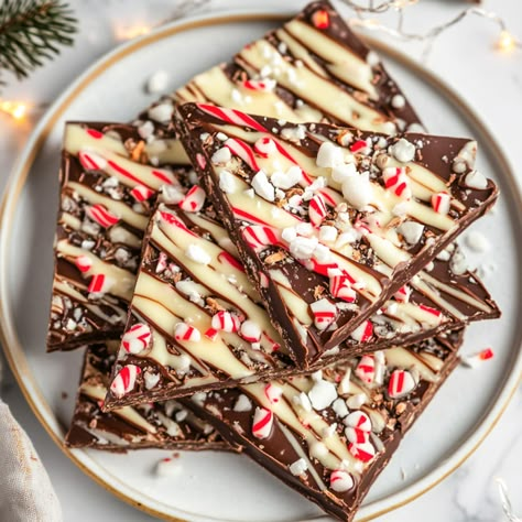 Reindeer Bark, Nantucket Cranberry Pie, Bacon Bark, Candy Cane Bark, Violet Recipes, Christmas Bark Recipes, Christmas Cookies And Candy, Holiday Candy Recipes, Christmas Holiday Recipes