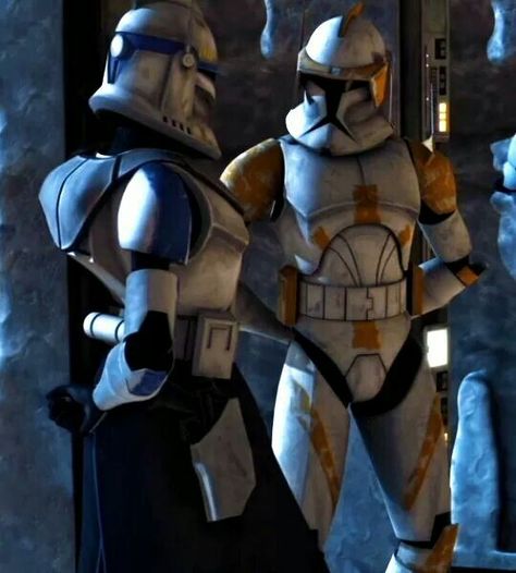 Captain Rex & Commander Cody <--- HOW is it a that they can be standing in the same stance yet Rex is so much more sarcastic? Captain Rex And Commander Cody, Cody Clone Wars, Rex And Cody, Star Wars Characters Poster, Commander Cody, Captain Rex, Star Wars Canon, Star Wars The Clone Wars, Star Wars Trooper