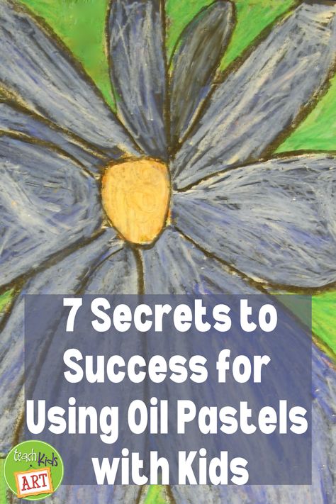 Art Projects With Oil Pastels, Oil Pastel Art For Elementary School, Best Paper For Oil Pastels, Oil Pastel Art Elementary, Oil Pastel Art Projects For Elementary, Spring Art For Elementary Students, Oil Pastel Spring Art, Oil Pastel Elementary Art Projects, How To Oil Pastel Step By Step