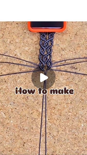 Macrame Choker Tutorial, Macrame Necklace Pattern, Macrame Necklace Tutorial, Macrame Choker, Small Crafts, Making Bracelets, Necklace Patterns, Macrame Tutorial, Macrame Necklace