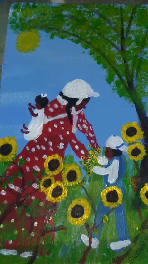 Black Southern Belle, Black Folk Art, Southern Art, African Spirituality, Ethnic Art, Brown Art, American Folk Art, Arts Ed, Folk Art Painting