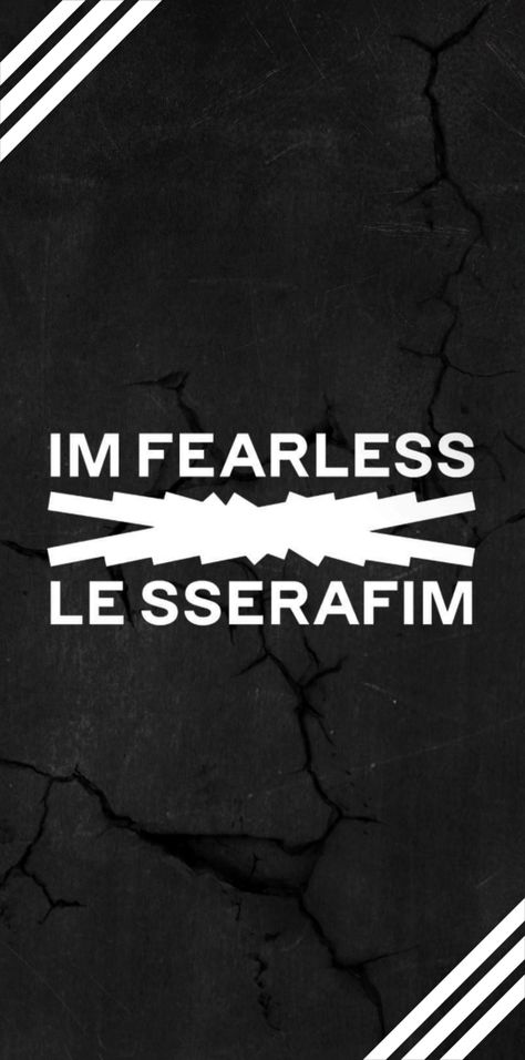 LE SSERAFIM 'IM FEARLESS' #lesserafim #fearless Lesserafim Logo Aesthetic, Fearless Poster Le Sserafim, Fearless Wallpaper Lesserafim, Le Sserafim Logo Aesthetic, Lesserafim Logo Wallpaper, Le Sserafim Logo Wallpaper, Kpop Wallapapers, Lesserafim Logo, Fearless Lesserafim