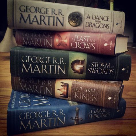 A song of ice and fire series : A Game of Thrones, Clash of Kings, A Storm of Swords, A Feast for Crows, A Dance of Dragons) by George R R Martin George R R Martin Books, A Song Of Ice And Fire Books, A Game Of Thrones Book, Storm Of Swords, A Feast For Crows, A Storm Of Swords, Game Of Thrones Books, A Game Of Thrones, A Dance With Dragons