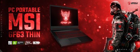 MSI Gaming Laptop Website Banner Design (Free Download) on Behance Laptop Banner, Laptop Website, Msi Laptop, Website Banner Design, Laptop Design, Pc Portable, Gaming Laptop, Website Banner, Gaming Laptops