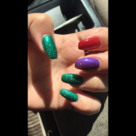 Ariel Nails Disney, Little Mermaid Nails, Lil Mermaid, Disneyland Nails, Mermaid Ideas, Red Nail Art Designs, Nails Shellac, Beachy Nails, Nail Effects