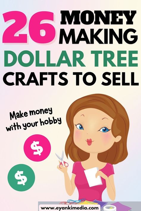 If you’re looking to make money with Dollar tree items, then you’ll love this list of Dollar Tree crafts to make and sell. These are some realistic DIY Dollar tree craft ideas that crafters like you make to make extra money. Diy Gifts From Dollar Tree, Crafts Made From Dollar Tree Items, Dollar Tree Craft Gift Ideas, Crafts For Adults To Sell Make Money, Quick Crafts To Make And Sell, Diy Dollar Store Crafts To Sell, Dollar Tree Crafts To Make And Sell, Quick Diy Crafts To Sell, Diy Dollar Store Gifts