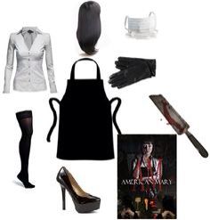 A cute Mary Mason (American Mary) cosplay outfit. American Mary Costume, American Mary Movie, Katherine Isabelle, Mary Mason, Mary Costume, American Mary, Party Monster, Goth Core, Witchy Halloween