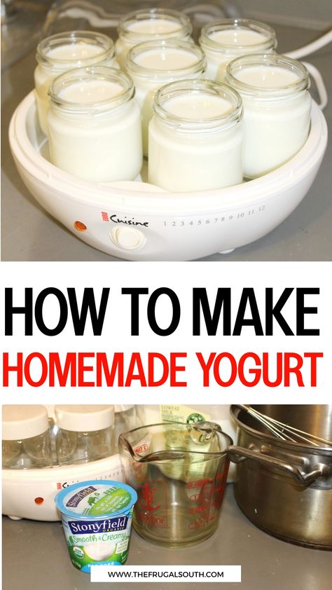 Discover the satisfaction of making your own homemade yogurt with these simple and cost-effective recipes. Learn how to make yogurt at home easily with basic ingredients. Homemade yogurt is not only delicious but also customizable to suit your taste preferences. Try out these cheap homemade yogurt recipes and treat yourself to a healthy and nutritious snack option that you can enjoy anytime. Yogurt Machine Recipes, Yogurt Maker Recipes, Yogurt Diy Homemade, How To Make Yogurt At Home, Making Yogurt Homemade, How To Make Yogurt, Diy Yogurt, Homemade Yogurt Recipes, Make Your Own Yogurt