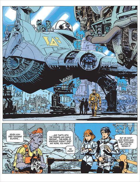 Valérian: The Rich Graphic Novels Behind the Film – PRINT Magazine Valerian Comic, European Artists, Scifi Fantasy Art, Western Comics, Sci Fi Comics, Graphic Novel Art, Bd Comics, Valerian, Film Prints