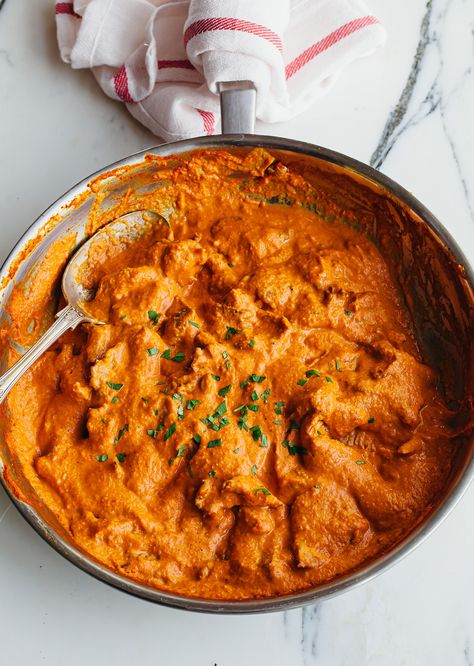 Vegan Butter 'Chicken' - So Vegan Roasted Oyster Mushrooms, Korma Sauce, Vegan Butter Chicken, Chicken Korma Recipe, Yogurt Marinated Chicken, Salmon Curry, Greek Yogurt Chicken, Korma Recipe, Chicken Korma