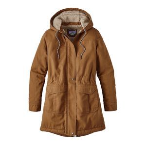 Winter Parka Women, Utilitarian Fashion, Brown Parka, Bear Brown, Carhartt Womens, Womens Jackets Casual, Womens Parka, Patagonia Jacket, Shearling Coat