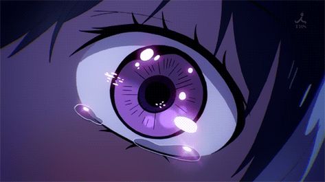 Gif Pink, Eyes Gif, Kyoko Kirigiri, Aesthetic Gifs, Japanese Animated Movies, Yandere Manga, Photos Of Eyes, Violet Eyes, Anime Gifs