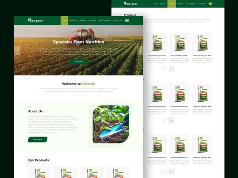 Agriculture Fertilizers Website by Mahmoud Elbletagy Agriculture Website Design, Farm Website Design, Farm Website, Agriculture Design, Ui Ux Website, Government Website, Adobe Illustrator Graphic Design, Business Website Design, Learning Design