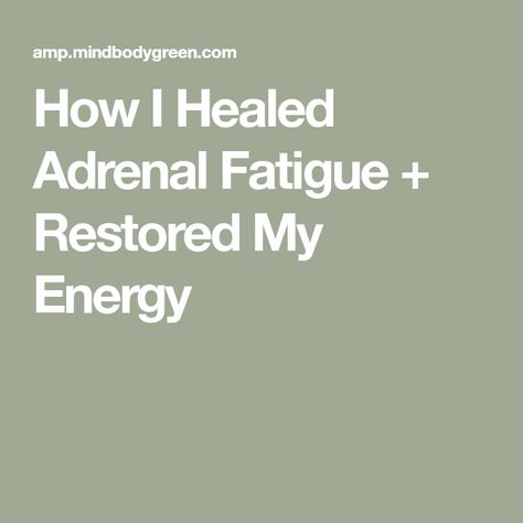 Symptoms Of Adrenal Fatigue, I Healed, Adrenal Fatigue Symptoms, Adrenal Support, Adrenal Health, Adrenal Glands, My Energy, Adrenal Fatigue, Thyroid Health