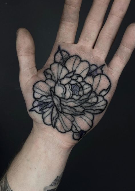 Hand Palm Tattoos, Palm Tattoo, Ma Tattoo, Palm Tattoos, Hand Palm, Rosé Hands, Rose Tattoo, A Rose, Ink Art