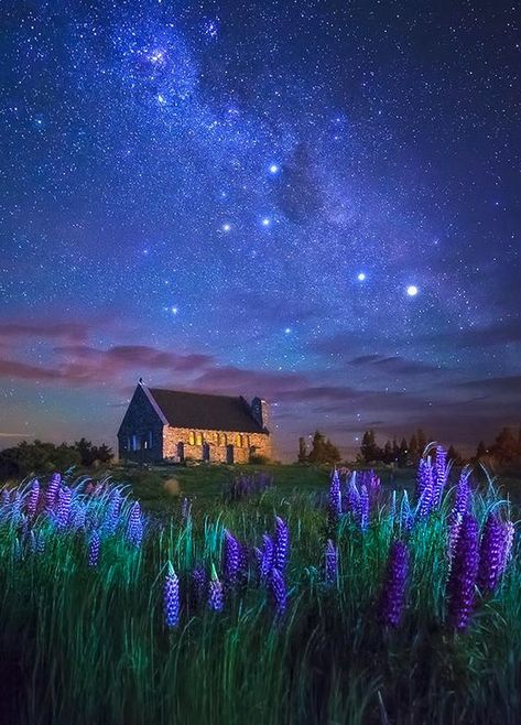 Lake Tekapo New Zealand, Tekapo New Zealand, Texas Bluebonnets, Beautiful Skies, Ideal World, Fajardo, Winter Sunset, Night Landscape, Moon Photography