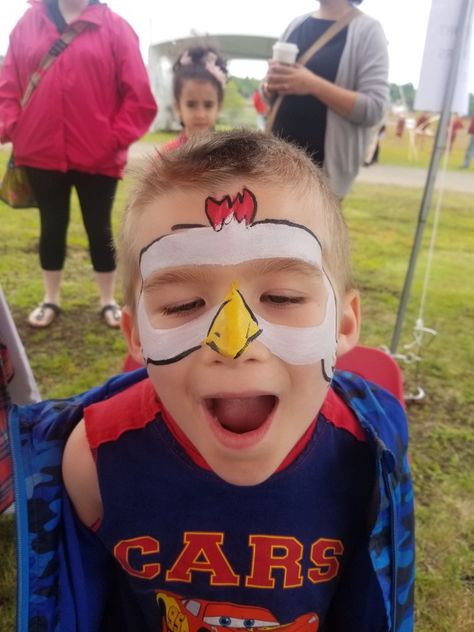 Chicken Face Painting, Chicken Face Paint, Chicken Makeup, Kids Face Paint, Face Paint Makeup, Cute Chickens, Kids Makeup, Painting For Kids, Face Painting