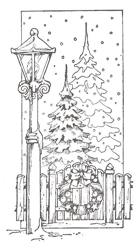 카드 디자인, Christmas Drawing, Digi Stamps, Christmas Coloring Pages, Christmas Embroidery, Street Light, Coloring Book Pages, Coloring Pictures, Pen Drawing