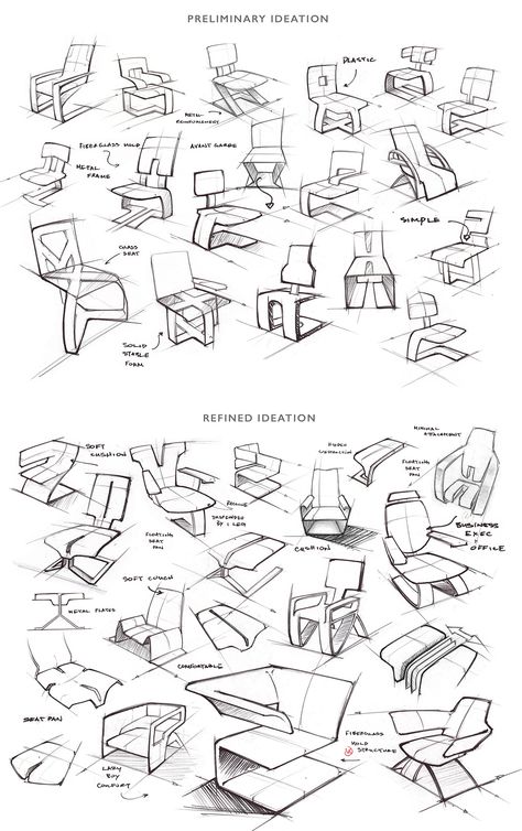 Furniture Drawing, Sketches Tattoo, Interior Design Sketchbook, Chair Drawing, Furniture Sketch, Furniture Design Sketches, Perspective Drawing Architecture, Interior Architecture Drawing, Interior Design Sketches