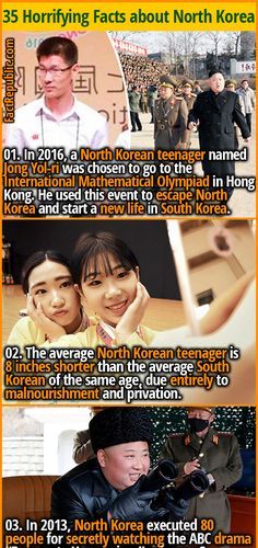 Cool History Facts, Resident Games, Facts About Korea, Horrifying Facts, Facts About North Korea, Funny History Facts, Facts About Countries, North Korea Facts, History Fun Facts