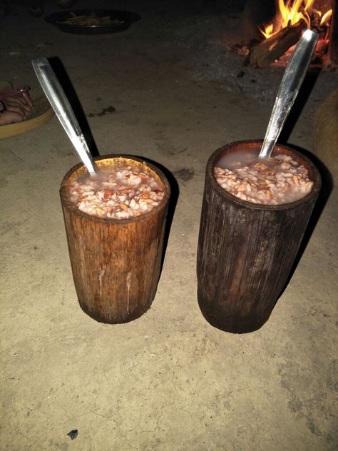 A bamboo glass with full of rice beer, Zeme Naga at Tunje village Rice Beer, Rice, Beer, Glass, Photography, Quick Saves