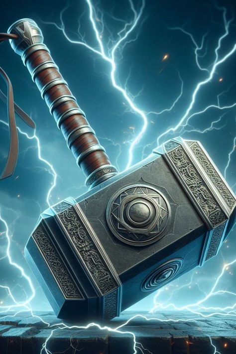 Loki Asgard, Thor Symbol, Thor Fanart, Thor Hammer Tattoo, Hammer Drawing, Thor Tattoo, Hammer Tattoo, Dc Comics Vs Marvel, Arte Viking