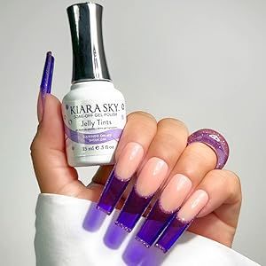 Kiara Sky Professional Nails Soak Off Jelly Tint Gel Polish (Dawned on Me) Jelly Tint, Nail Soak, Kiara Sky, Professional Nail Art, Royal Jelly, Nail Art Supplies, Soak Off Gel, Nail Supply, Professional Nails