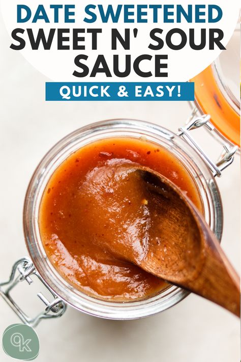 Learn how to make mega flavourful HEALTHY sweet and sour sauce without any refined sugars! Perfect as a dipping sauce, stir fries and drizzles over pizza. Vegan + gluten free option! Easy Sweet And Sour Sauce Recipe, Easy Sweet And Sour Sauce, Sweet And Sour Sauce Recipe, Homemade Sweet And Sour Sauce, Okonomi Kitchen, Sweet N Sour Sauce Recipe, Best Vegan Cheese, Chili Sauce Recipe, Sweet And Sour Sauces