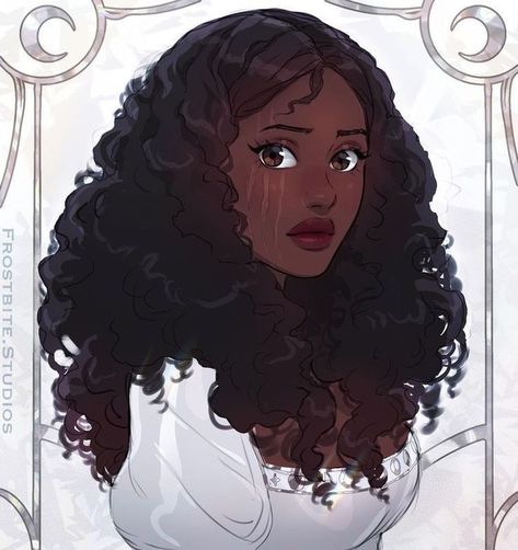 Frostbite Studios, A Drawing, Curly Hair, The Story, Wattpad, Hair, Anime, White, Instagram