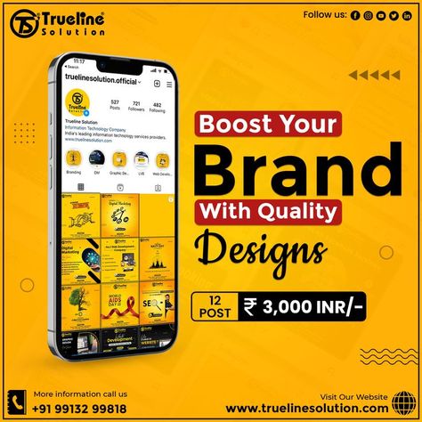 Brochure Design Whatsapp Ads Design, Graphic Designer Ads, Graphic Design Services Ads, Our Services Post Design, Graphic Design Services Flyer, Graphic Design Services Poster, Creative Post Design, Graphic Design Banner, Minimal Branding Design