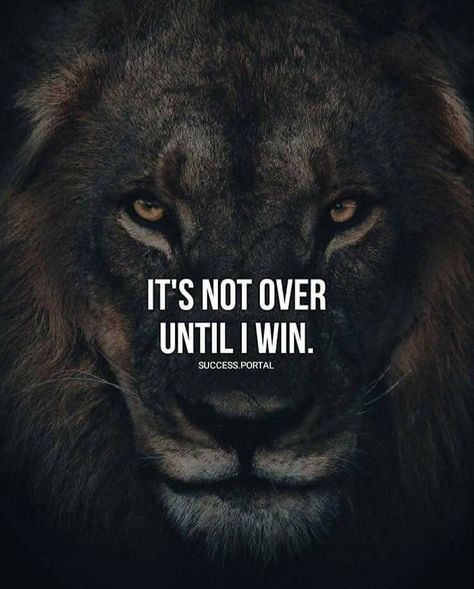 Exactly and I will Win I Will Win Quotes, Win Quotes, I Will Win, Citations Instagram, Tattoo Lion, Lion Quotes, Millionaire Quotes, Warrior Quotes, Gym Humor