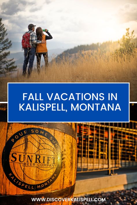 Of you're looking for a magical vacation, Kalispell, Montana is the place to explore, especially in the fall. From seeing gorgeous fall colors to exploring downtown shops, restaurants and events, there's so much to do in Kalispell. Start planning your Montana trip here. Montana Fall, Montana Trip, Kalispell Montana, Kalispell Mt, Reining Horses, Fall Vacations, Winter Event, Beer Company, Summer Destinations