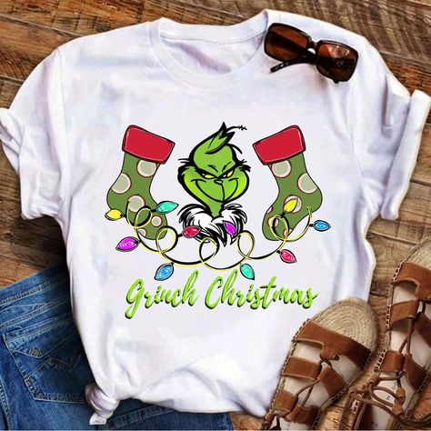 Letter Tshirt, Grinch T Shirt, Cute Letter, Grinch Shirts, Grinch Christmas Decorations, The Grinch Stole Christmas, Mean Green, Cute Letters, Grinch Stole Christmas