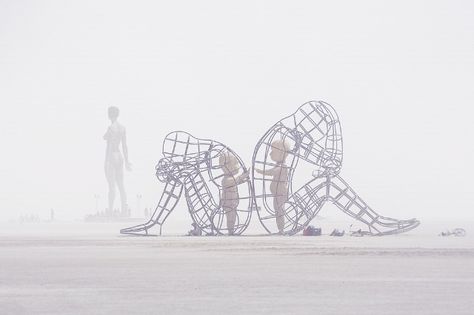 Reka Nyari Burning Man Tattoo, Burning Man 2015, Love Statue, Statue Tattoo, Black Rock City, Tattoo Inspiration Men, Rock City, Black Rock, Inner Child