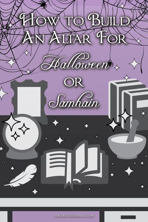 Samhain Altar Ideas, Pagan Samhain, Wicca Holidays, Samhain Traditions, Wiccan Holidays, Happy Samhain, Samhain Altar, Sacred Altar, Samhain Ritual