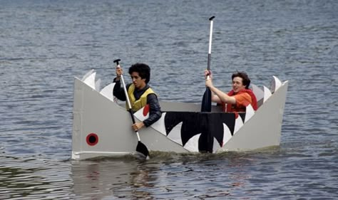 Cardboard Box Boats, Cardboard Boats, Cardboard Boat Race, Cardboard Boat, Boat Theme, Great Falls Montana, Boat Parade, West Coast Trail, Build Your Own Boat