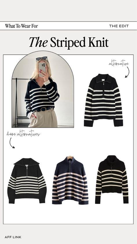 Striped Sweater Zip, Half Zip Sweater Outfit Women, Striped Quarter Zip Outfit, Half Zip Up Sweater Outfit, Zip Up Sweater Outfit, Half Zip Sweater Outfit, Zip Sweater Outfit, Quarter Zip Outfit, Zipper Outfit