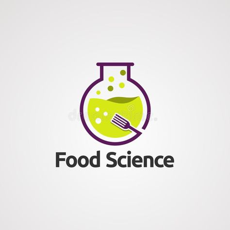 Food science lab logo vector, icon, element, and template for company. Food scie , #AFF, #logo, #vector, #lab, #Food, #science #ad Food Science And Technology, Science Logo, Food Engineering, Food Chemistry, Science Icons, Lab Logo, Baby Products Packaging, Food Technology, Food Scientist