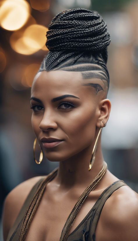 24 Mohawk Hairstyles For Women Braids » Hairstylester Hairstyles For Women Braids, Chocolate Locs, One Side Shaved Hairstyles, Mohawk Braid Styles, Elegant Braids, Mohawk Hairstyles For Women, Short Mohawk, Braided Mohawk Hairstyles, Pixie Haircut Ideas