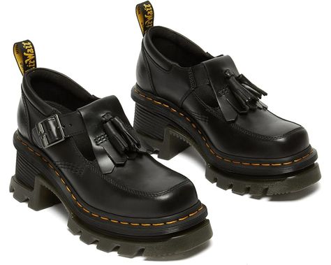 Women's Dr. Martens Corran Mary Jane Jane Clothing, Chic Heels, Chunky Block Heels, Trendy Sneakers, Athletic Fashion, Toe Designs, Product Reviews, Mary Janes, Me Too Shoes