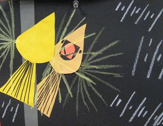 2nd grade art projects based on the work of Charley Harper - so great! Charley Harper Birds, Charley Harper Art, Elementary Art Lesson Plans, Third Grade Art, Winter Art Lesson, Charley Harper, Winter Art Projects, 2nd Grade Art, 4th Grade Art