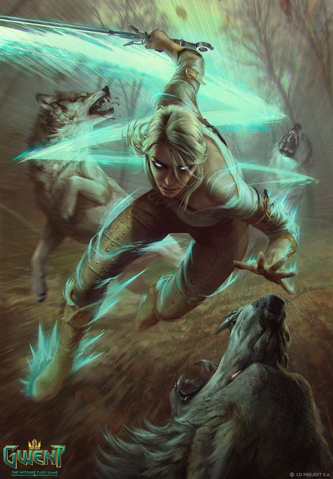 ArtStation - Ciri - Gwent Card, Anna Podedworna Ciri Witcher, Witcher Wallpaper, Witcher Art, Yennefer Of Vengerberg, Witcher 3 Wild Hunt, The Witcher 3, Wild Hunt, A Wolf, Arte Fantasy