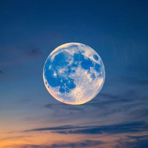 Super Blue Moon Biblical Meaning: A Rare Celestial Event Celestial Event, Blue Moon, Destiny, Meant To Be, Moon, Human, Blue